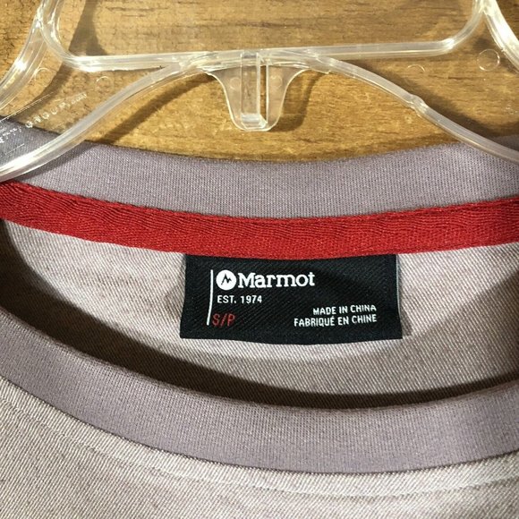 Marmot Oversize Crewneck Pullover Front Pockets Sweater Womens Size Small Mauve - Picture 5 of 11